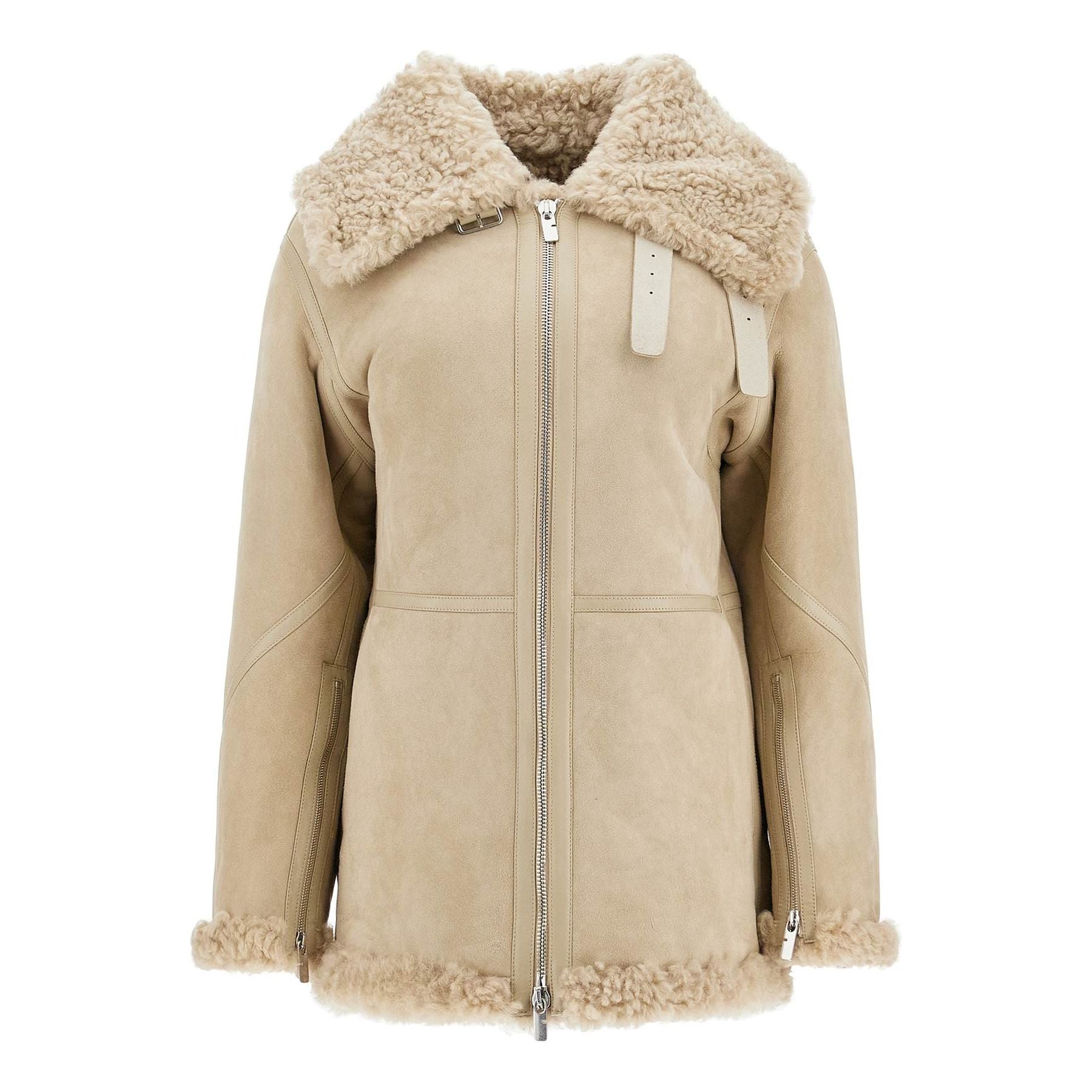 Shearling Aviator Jacket For