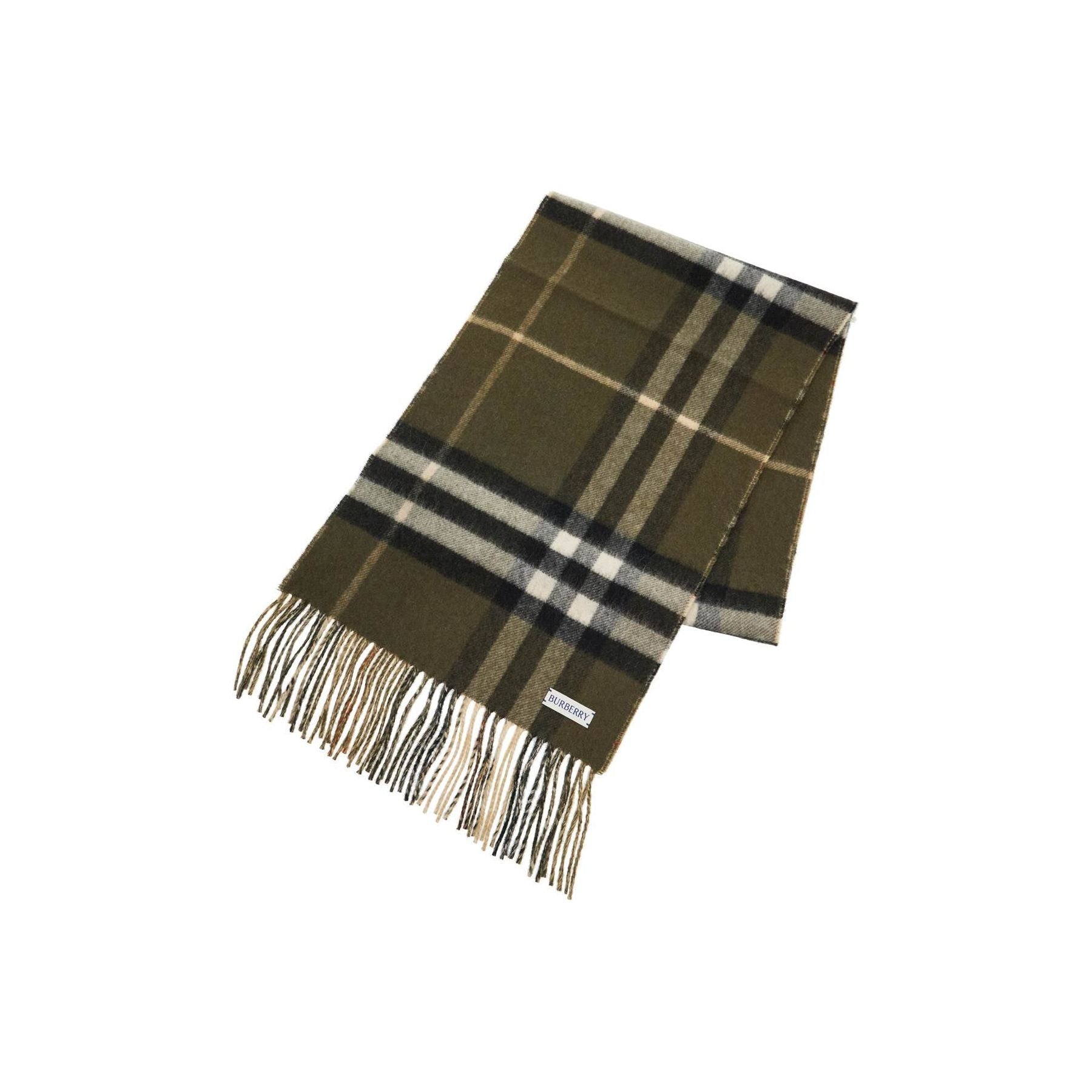 Reversible Check Cashmere Scarf