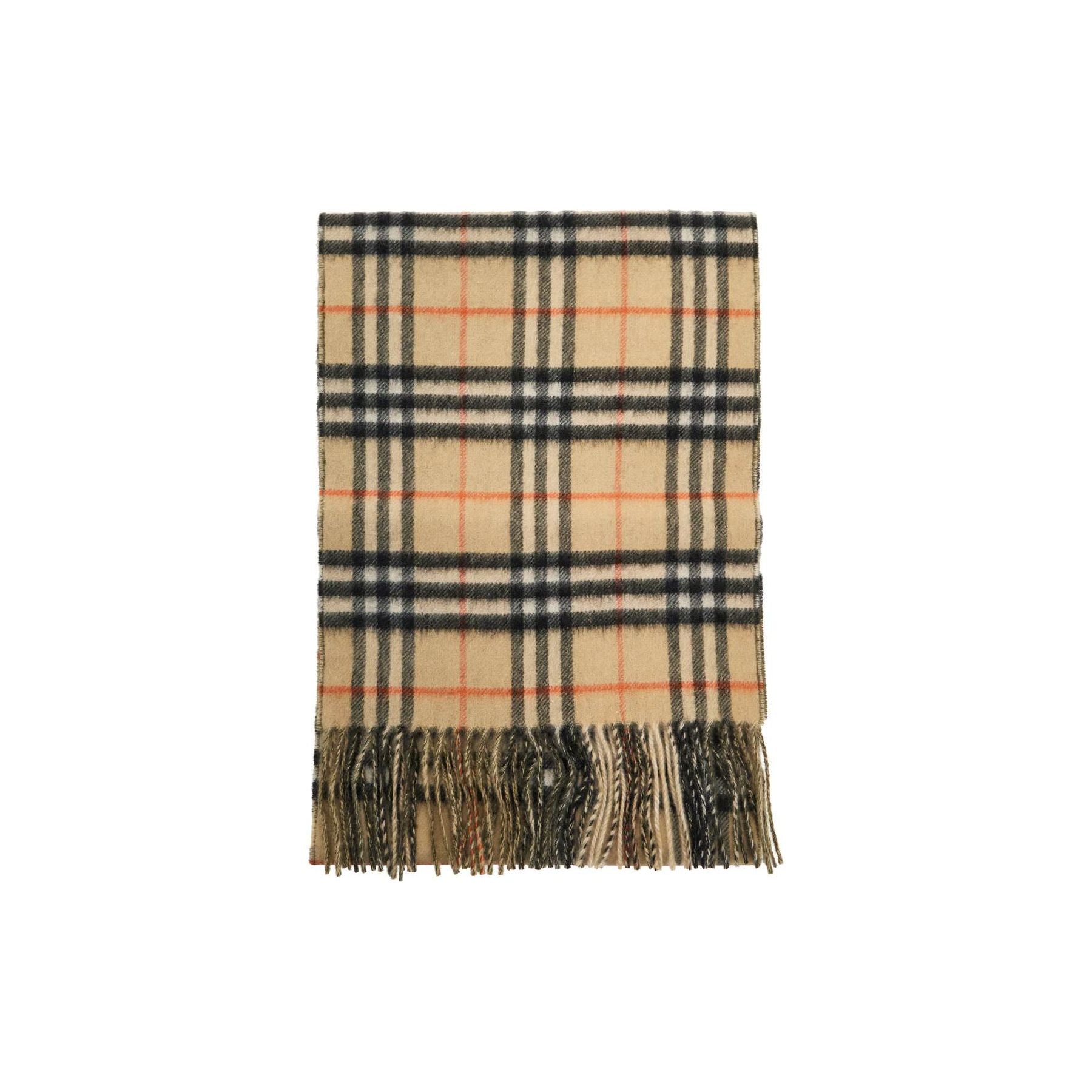 Reversible Check Cashmere Scarf