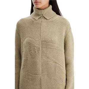 BURBERRY-Cashmere Sweater With Ekd Design -JOHN JULIA.