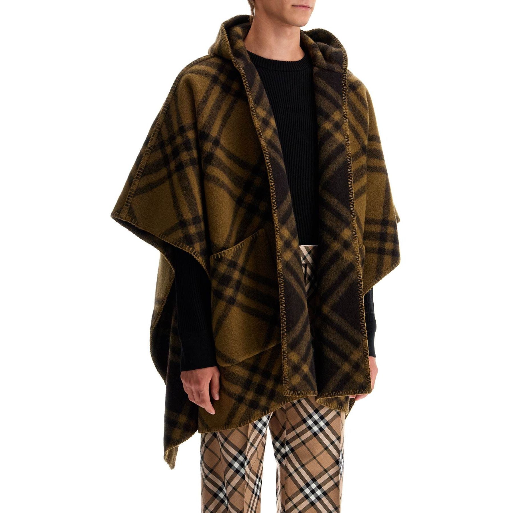 Ered Reversible Wool Cape