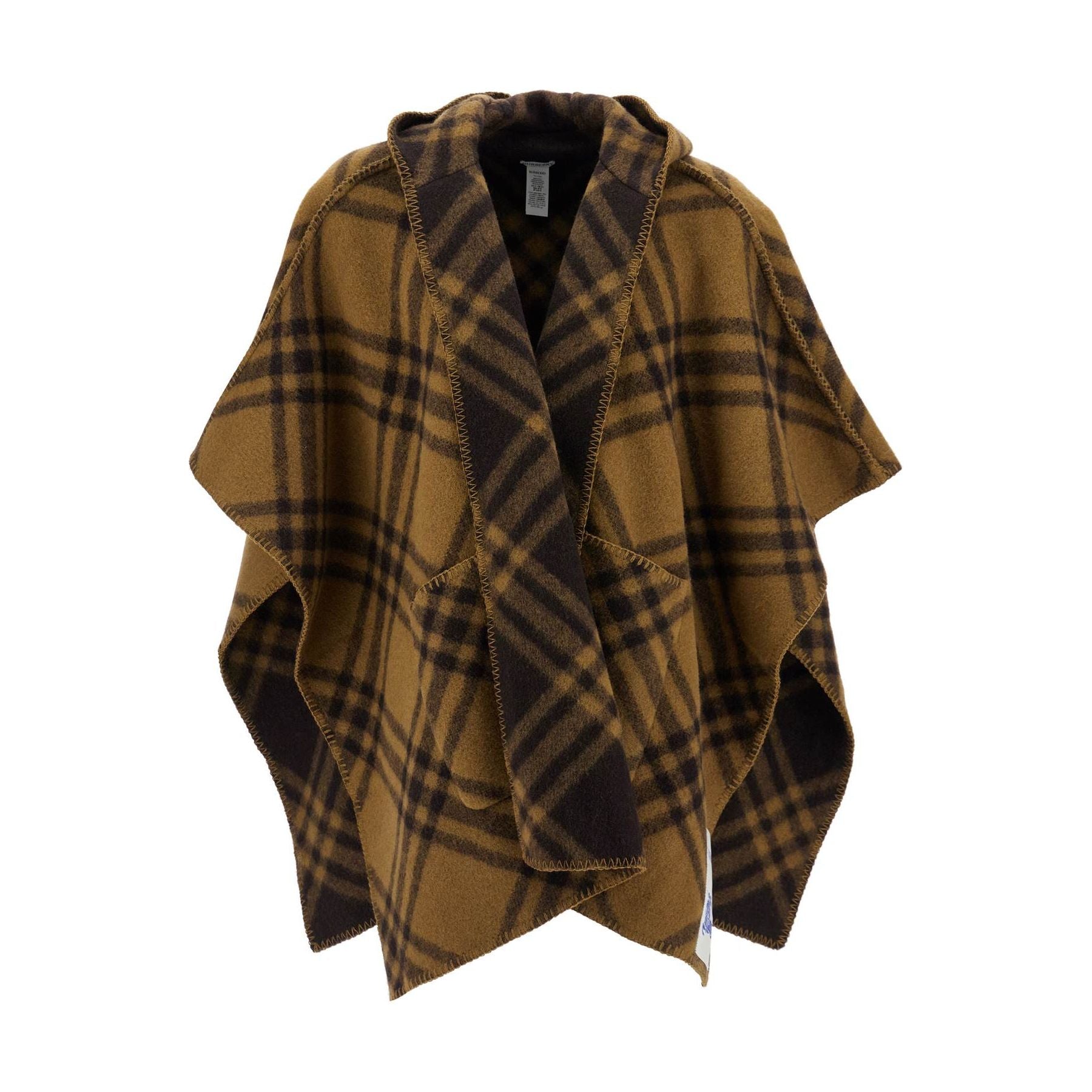 Ered Reversible Wool Cape