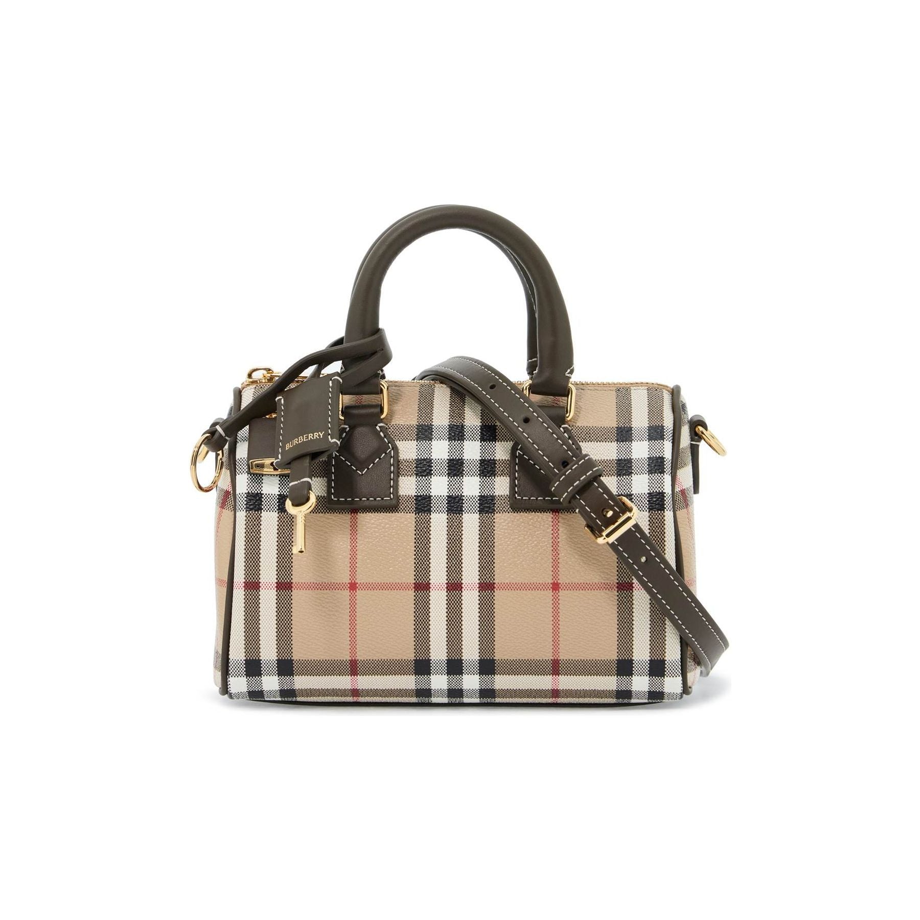 Mini Checkered Bowling Bag