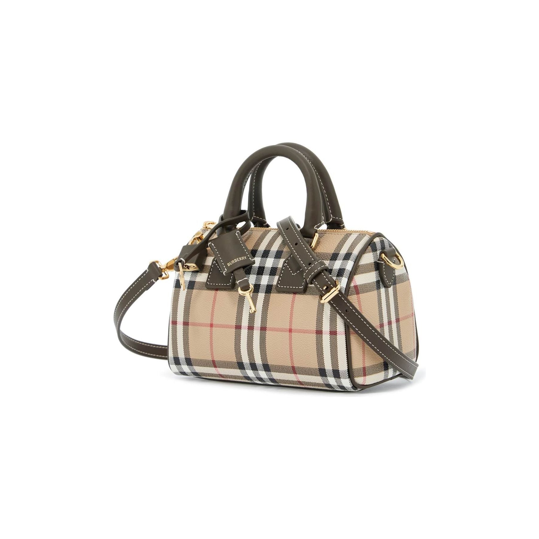 Mini Checkered Bowling Bag