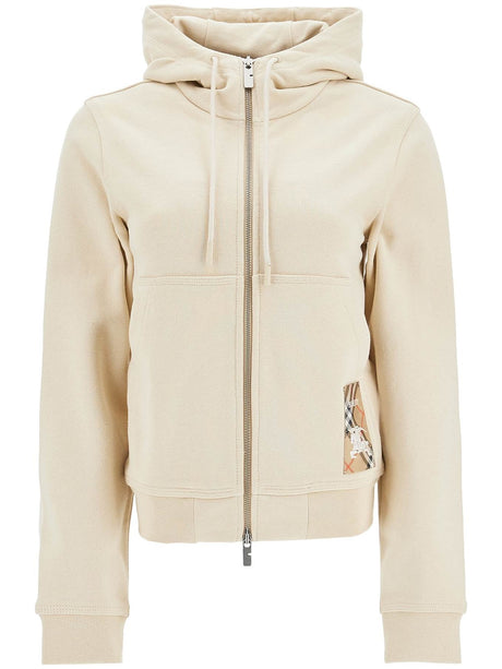 Hooded Full Zip Sweatshirt-Burberry-JOHN JULIA