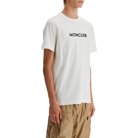 MONCLER-Organic Cotton Logo T-Shirt-JOHN JULIA