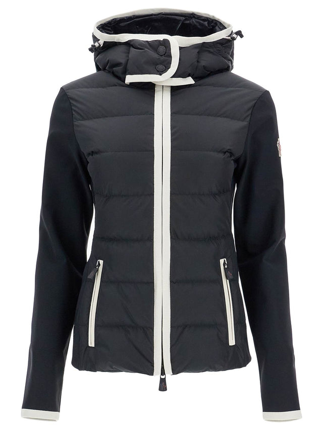 Padded Windbreaker Jacket With Hood