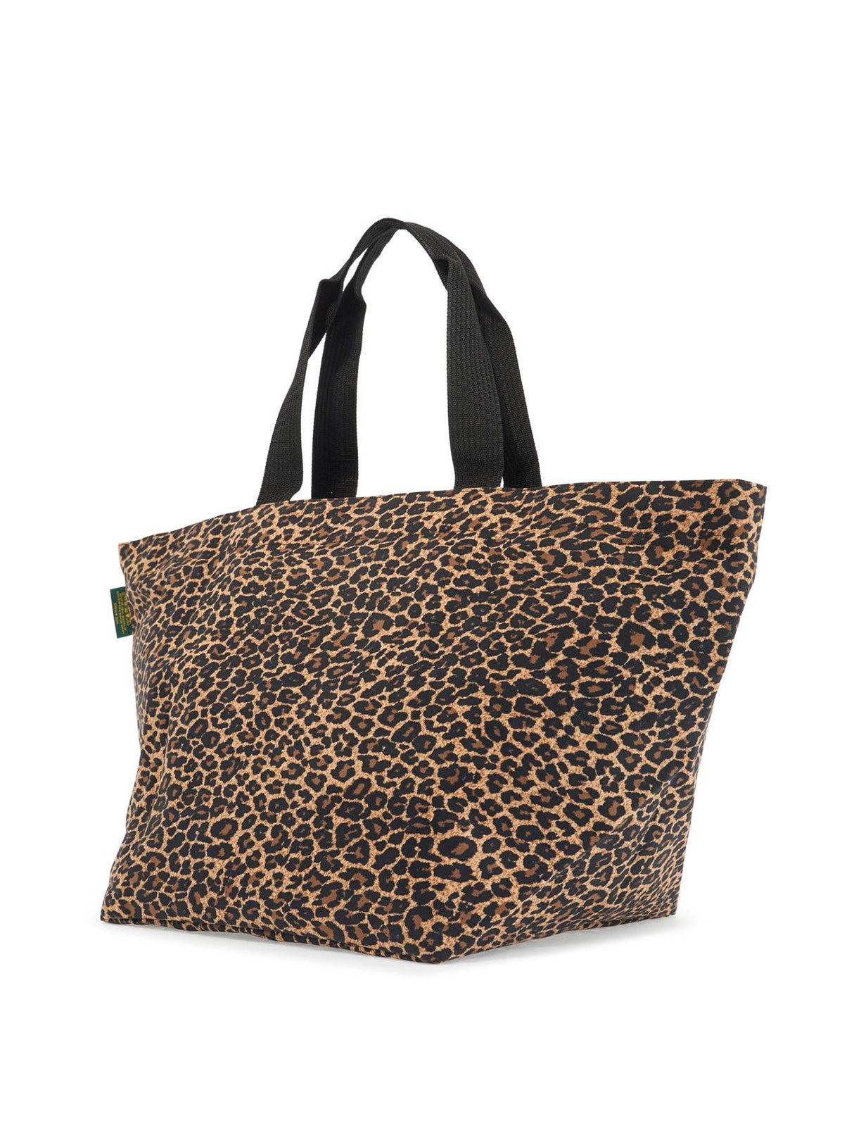 Leopard Print Square Tote Bag-HERVE CHAPELIER-JOHN JULIA