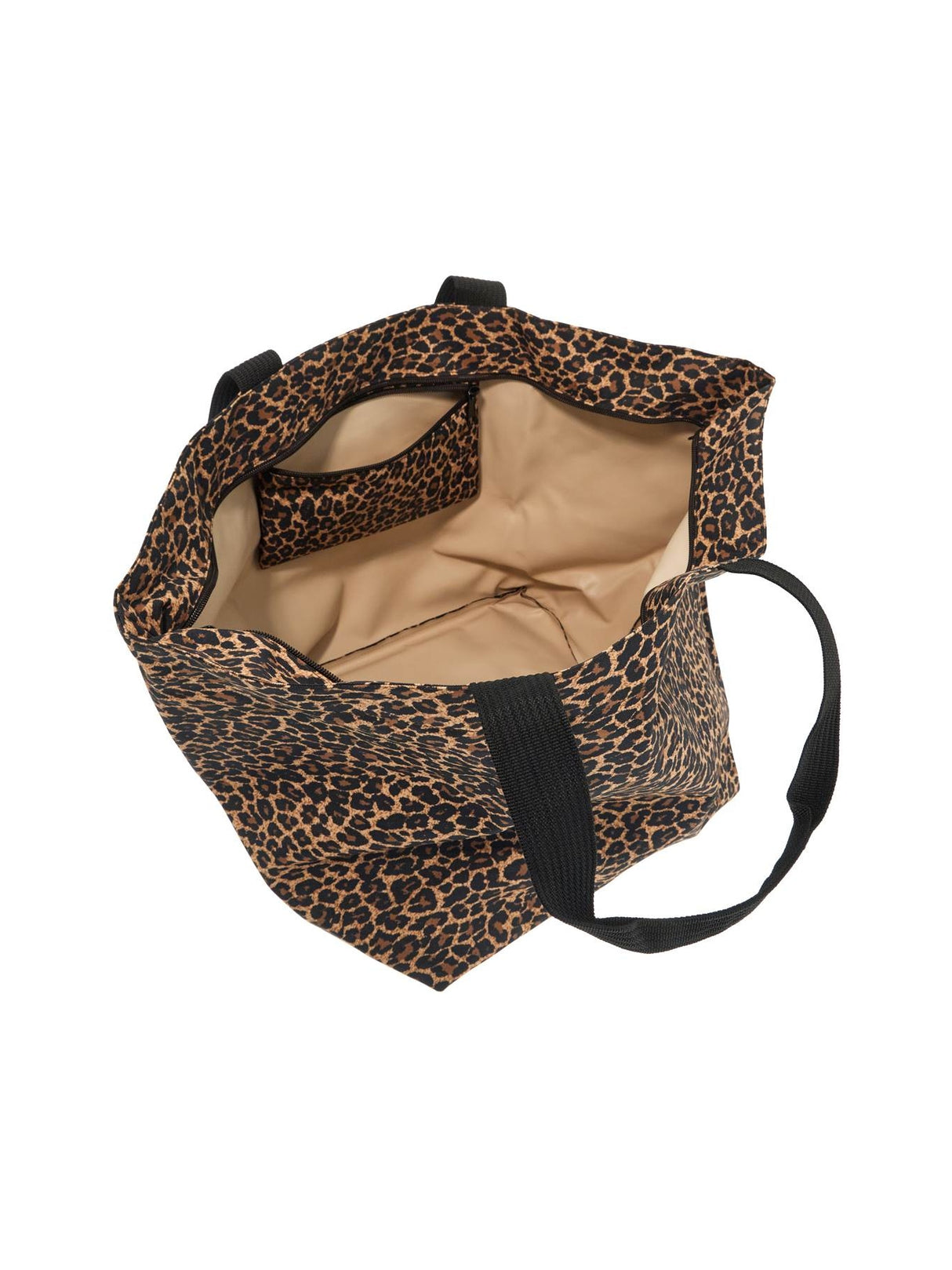 Leopard Print Square Tote Bag-HERVE CHAPELIER-JOHN JULIA