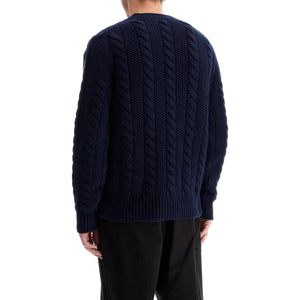 Wool And Cashmere Cable Knit Pullover