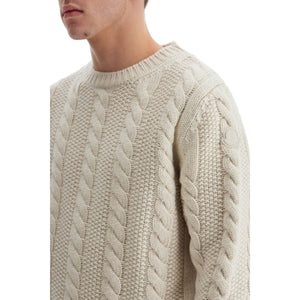 Wool And Cashmere Cable Knit Pullover