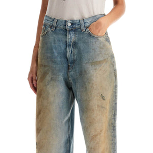 Baggy Jeans With A Distressed