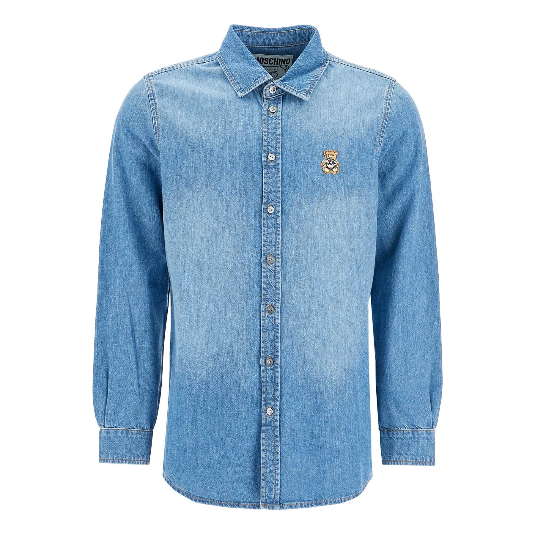 MOSCHINO-Patch Denim Shirt -JOHN JULIA.