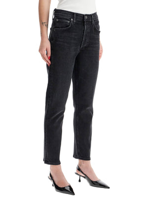 Riley Cropped Denim Jeans-Agolde-JOHN JULIA