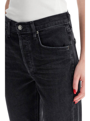 Riley Cropped Denim Jeans-Agolde-JOHN JULIA