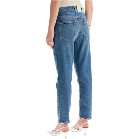 Organic Cotton Riley High-Rise Cropped Jeans.