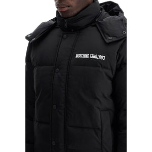 MOSCHINO-High Neck Down Jacket With Hood -JOHN JULIA.