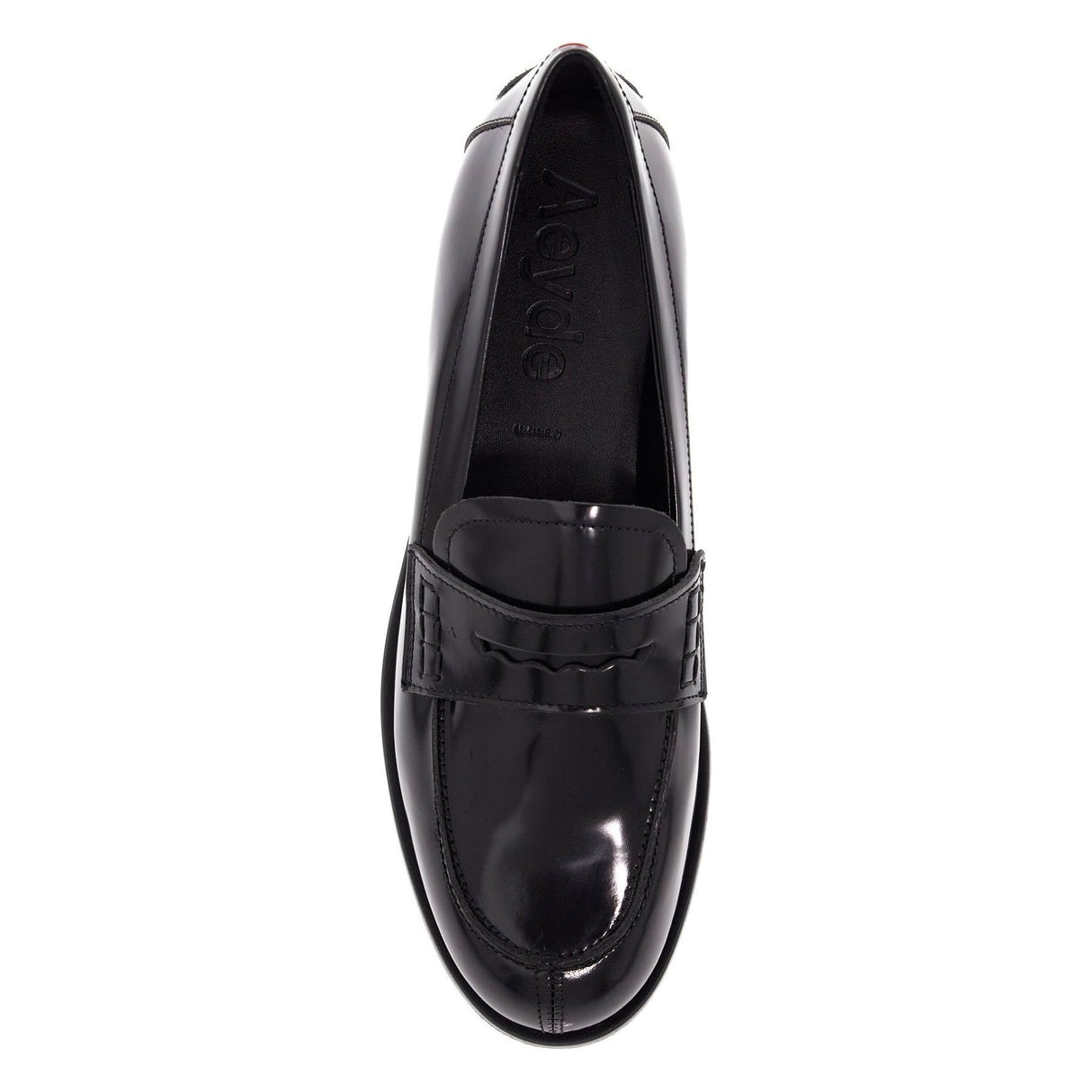 Oscar Brushed Leather Loafers