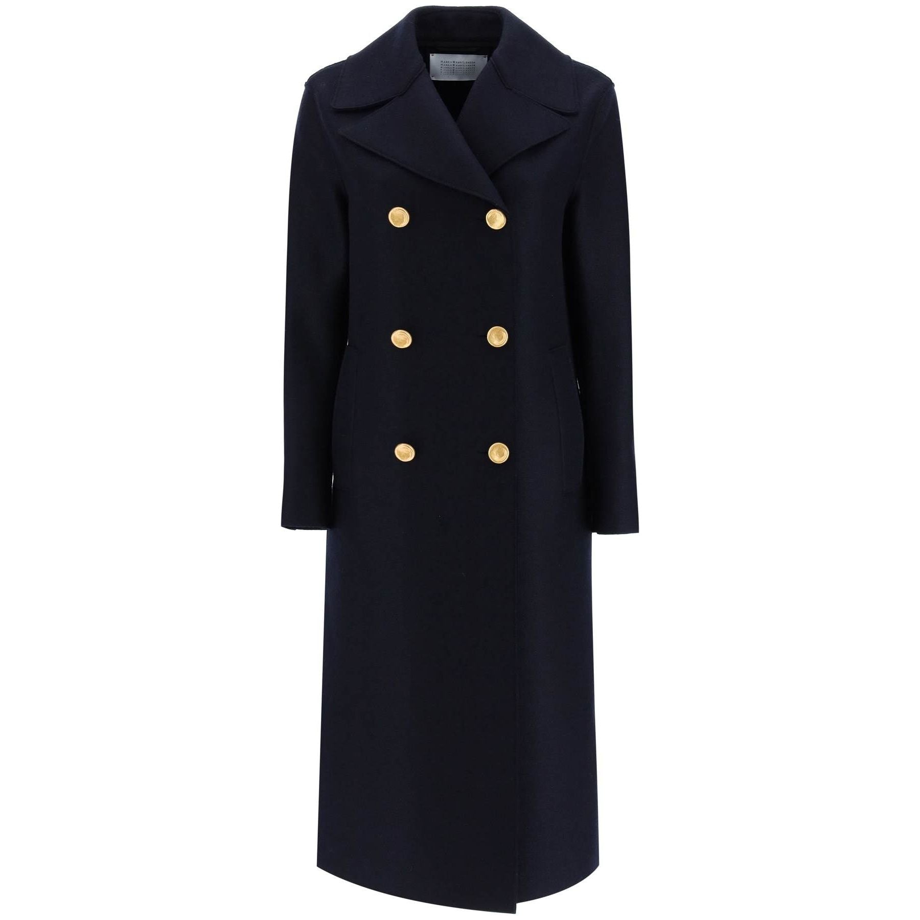 Double-Breasted Wool Coat