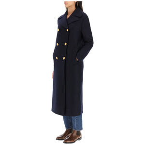 Double-Breasted Wool Coat