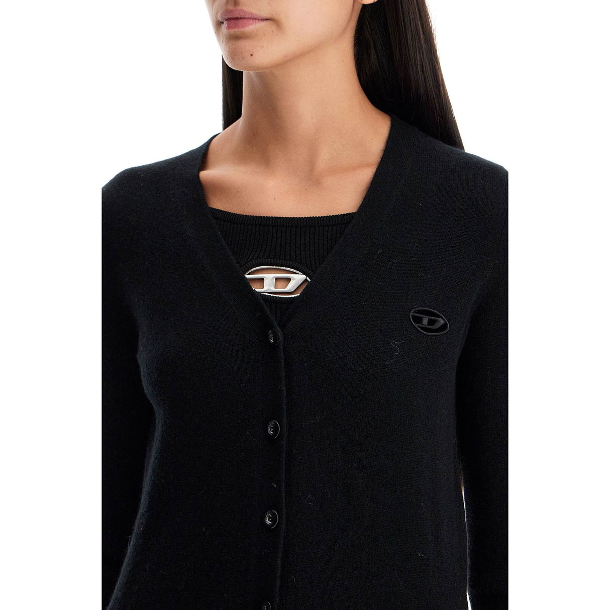 M-Arte Wool and Cashmere Cardigan