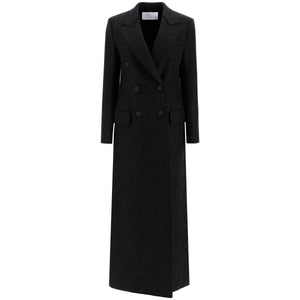 Double-breasted Pressed Wool Coat