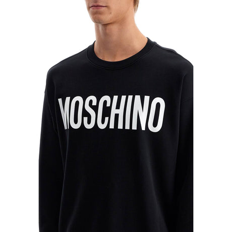 MOSCHINO-Logo Crewneck Sweatshirt -JOHN JULIA.