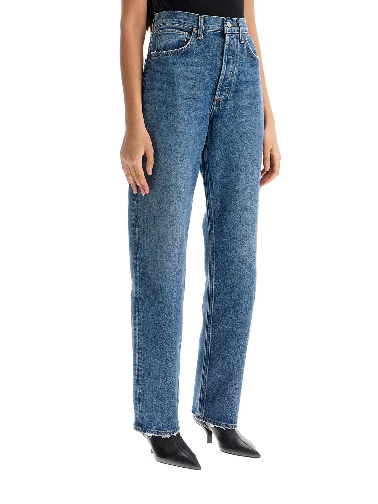 Relaxed Straight Fit Jeans-Agolde-JOHN JULIA