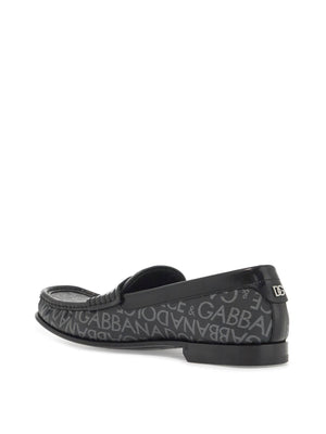 Jacquard Pattern Loafers-Dolce & Gabbana-JOHN JULIA