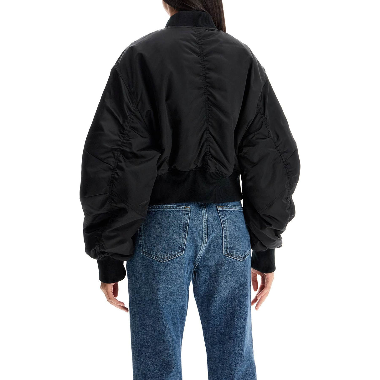 Short Boxy Bomber Jacket