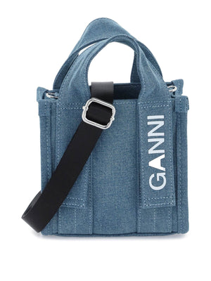 Denim Tech Mini Tote Bag