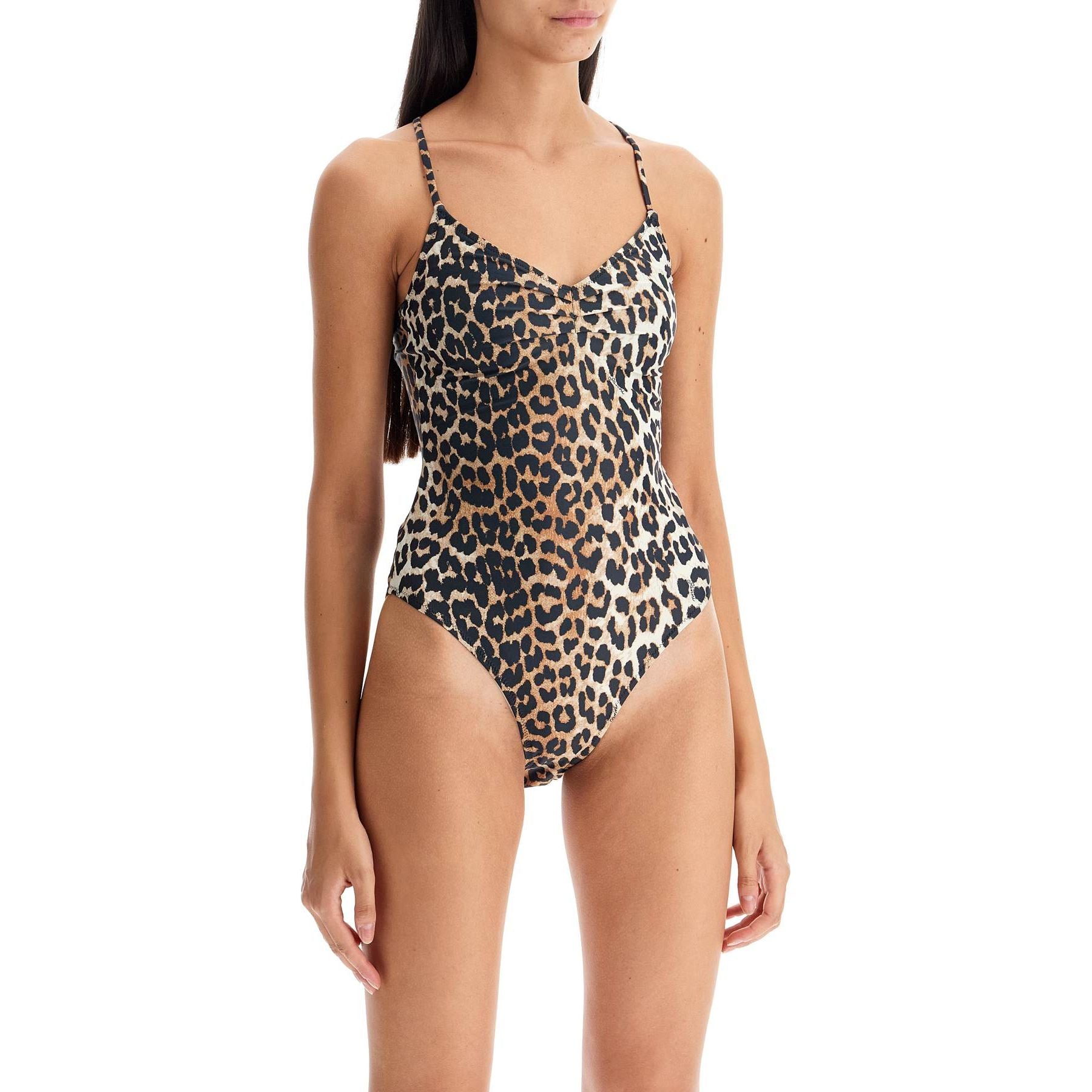 One-piece Leopard Print Swimsuit