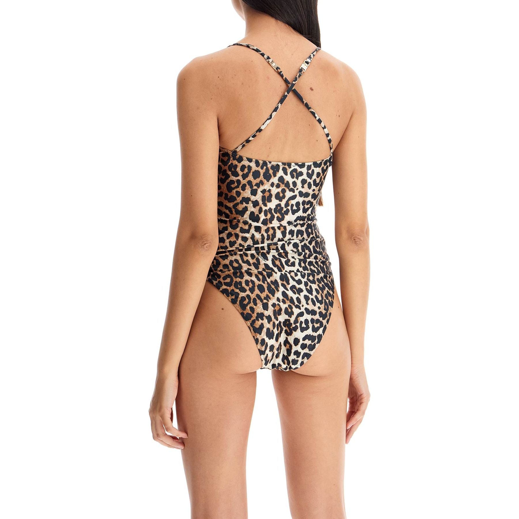 One-piece Leopard Print Swimsuit