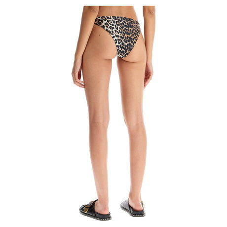 GANNI-Leopard Print Bikini Briefs -JOHN JULIA.