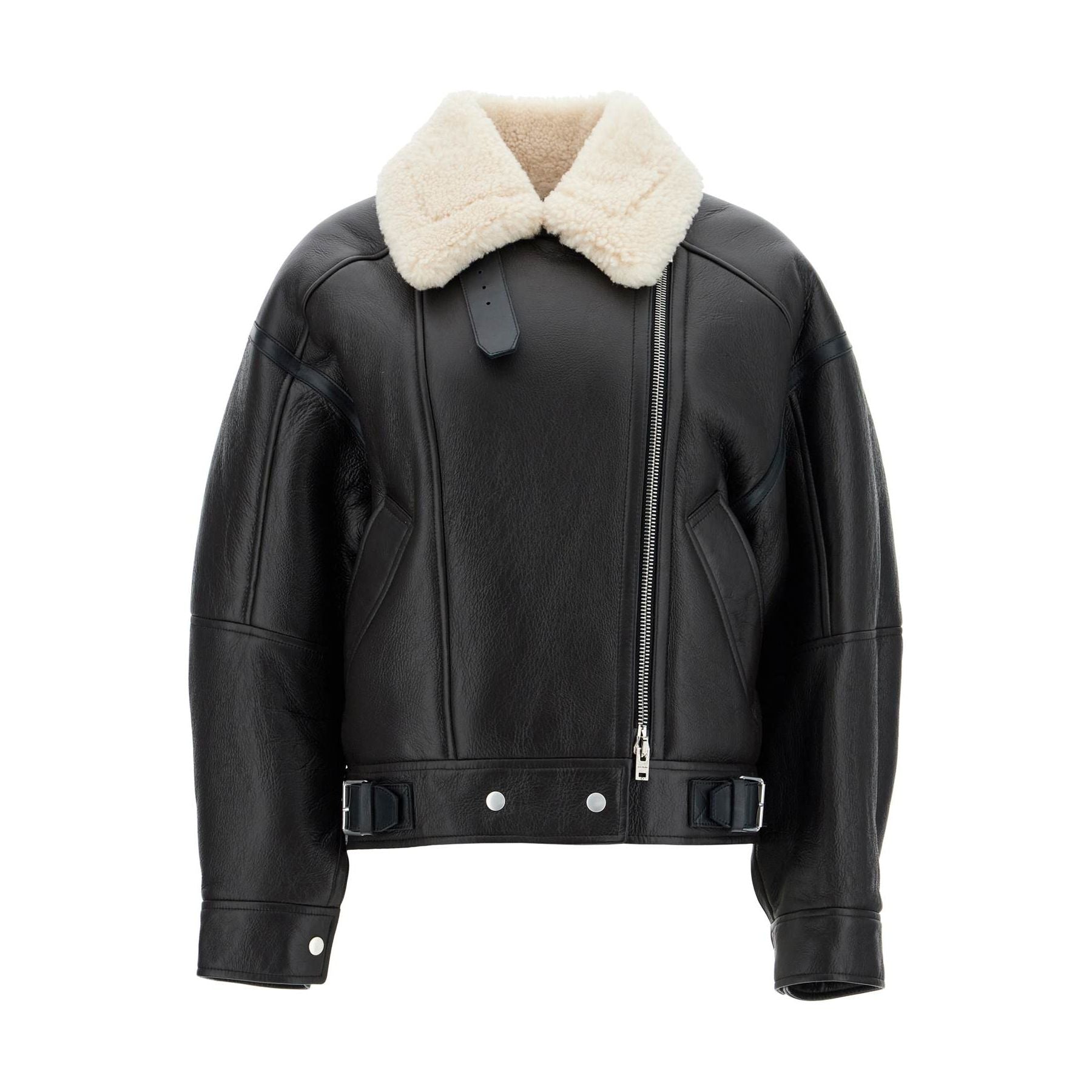 ACNE STUDIOS-Oversized Shearling Jacket -JOHN JULIA.