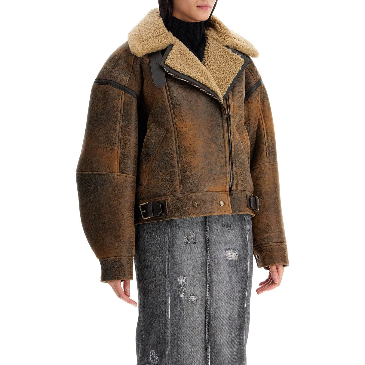 Oversized Shearling Jacket