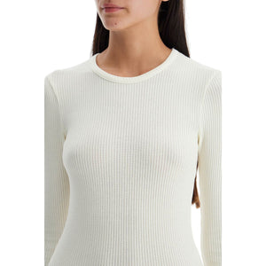 AGOLDE-Fitted Long Sleeved Top By -JOHN JULIA.