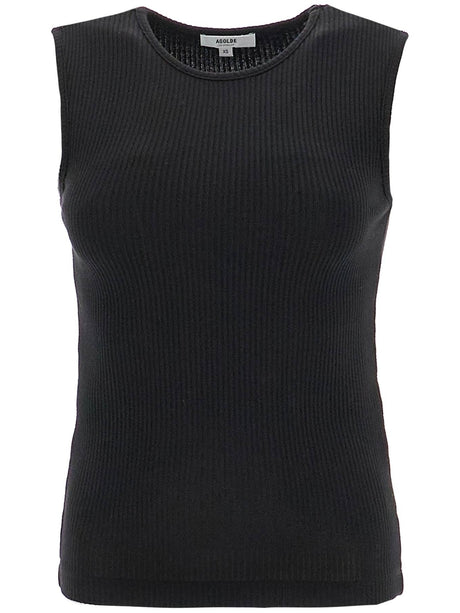 Binx Ribbed Tank Top-Agolde-JOHN JULIA