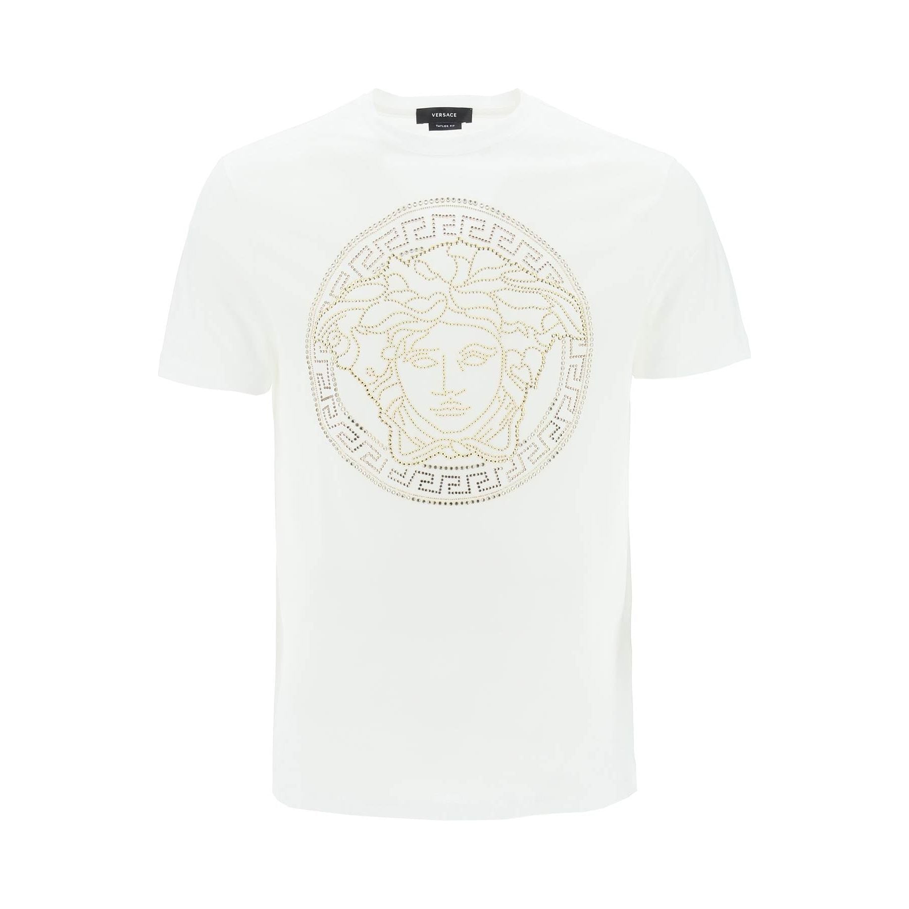 VERSACE-Medusa Studded Taylor Fit T Shirt -JOHN JULIA.