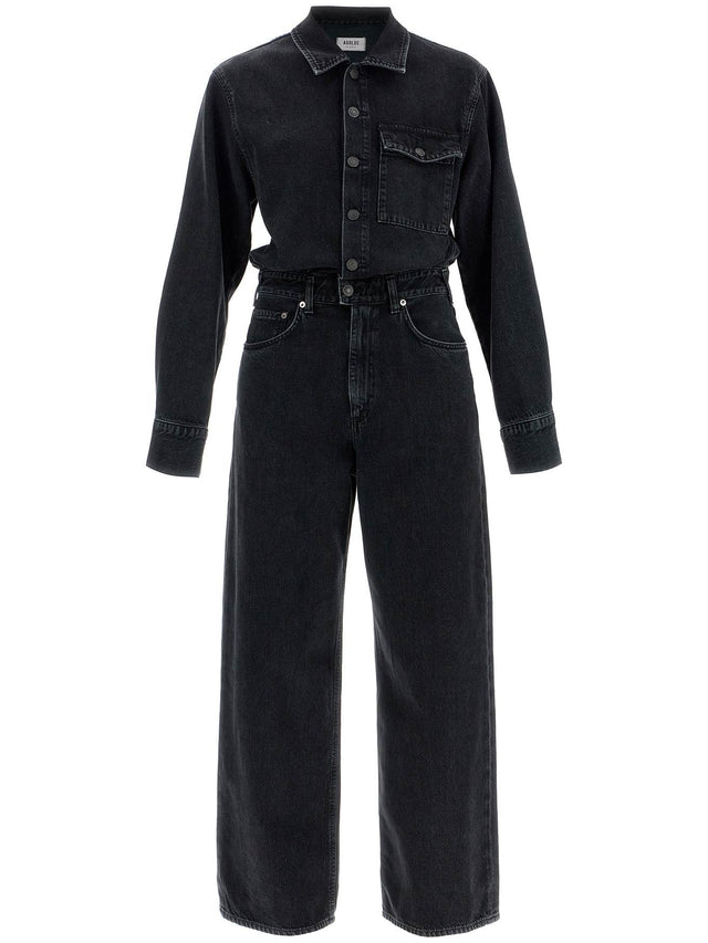 Tane Denim Jumpsuit-Agolde-JOHN JULIA