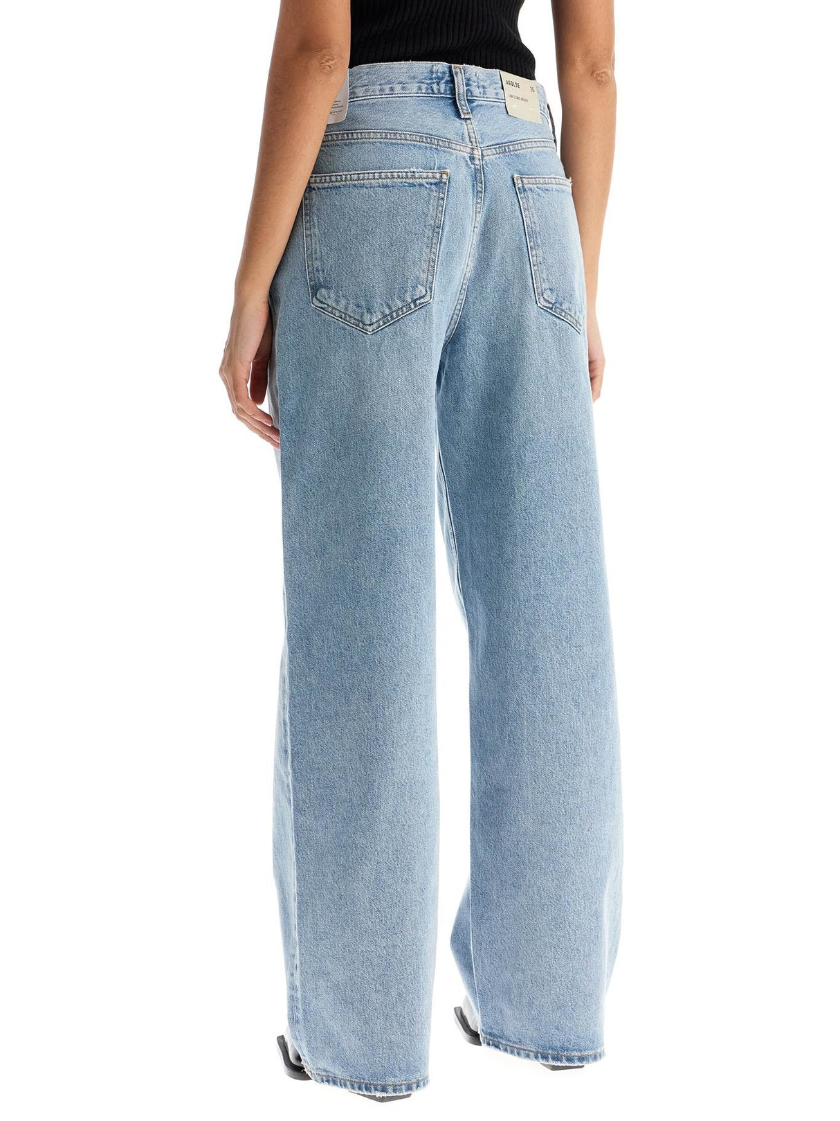 Low Slung Baggy Jeans-Agolde-JOHN JULIA