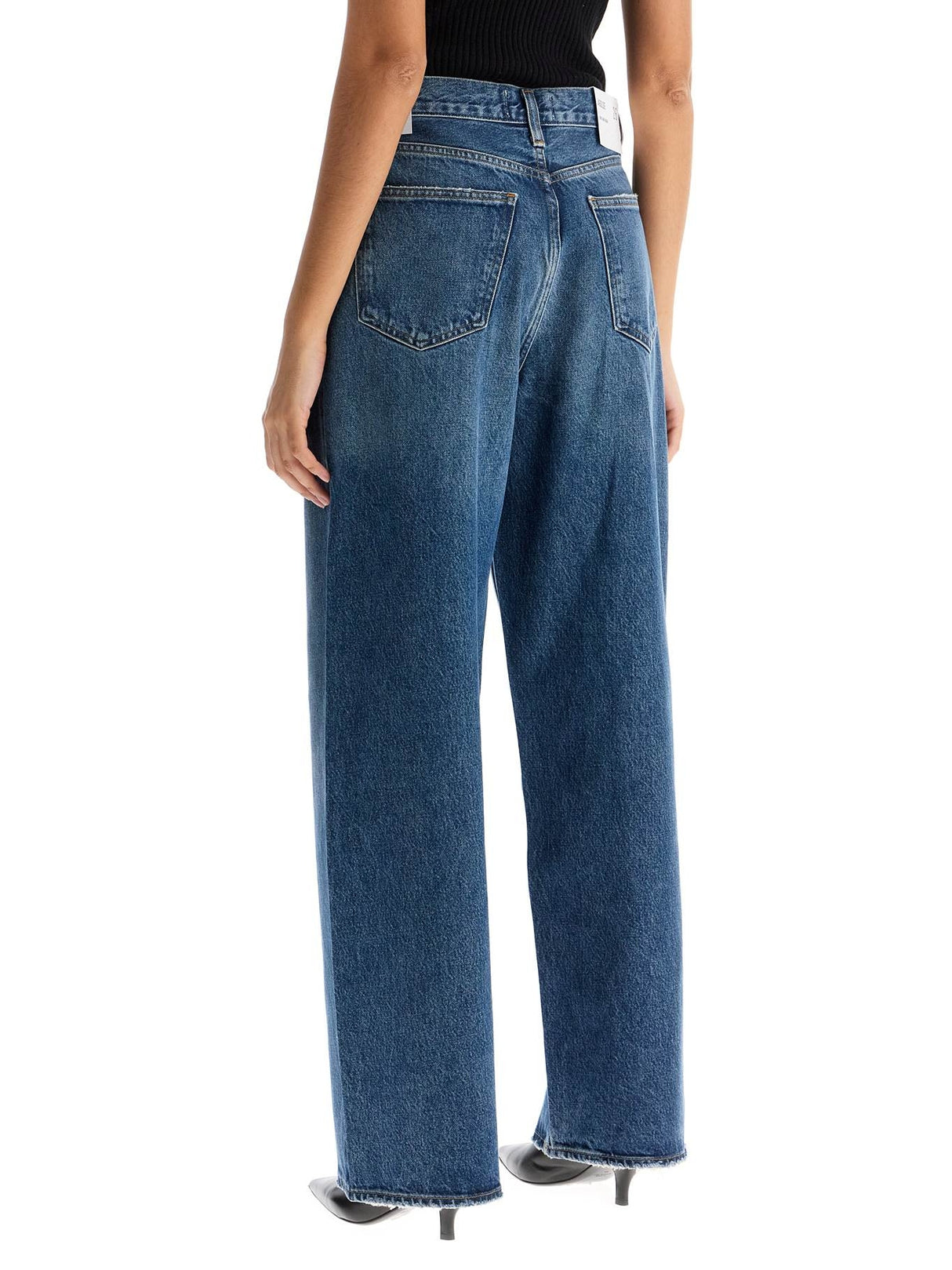 Low Slung Baggy Jeans-Agolde-JOHN JULIA