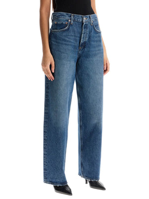 Low Slung Baggy Jeans-Agolde-JOHN JULIA