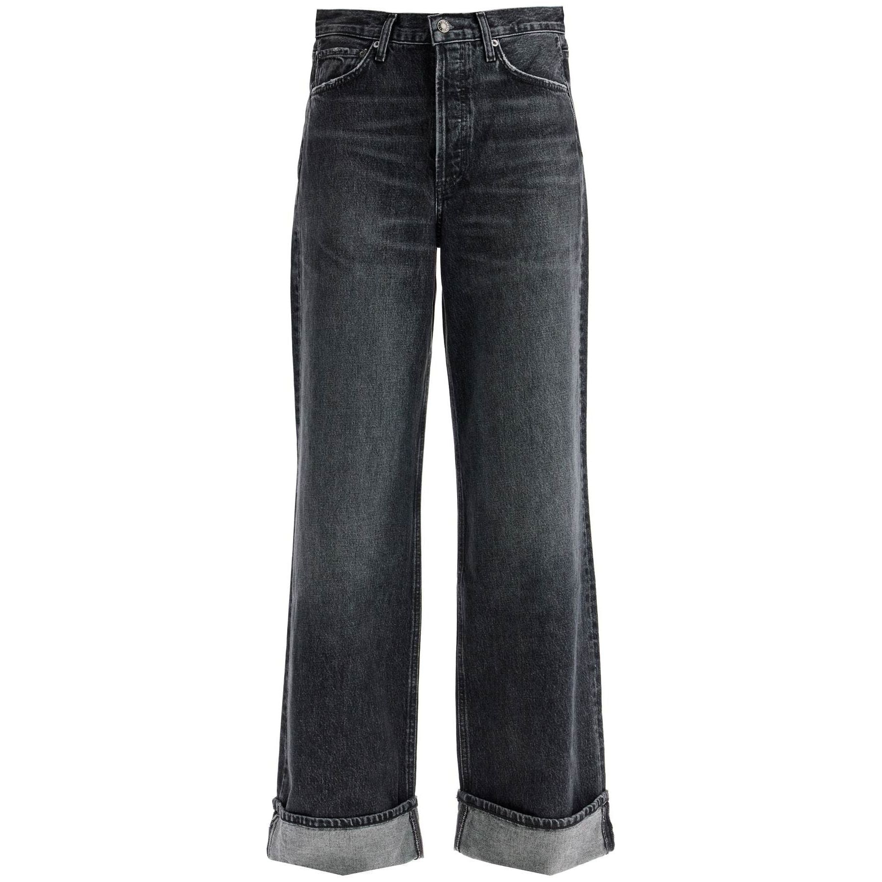 Regenerative Cotton Denim Wide Leg Jeans