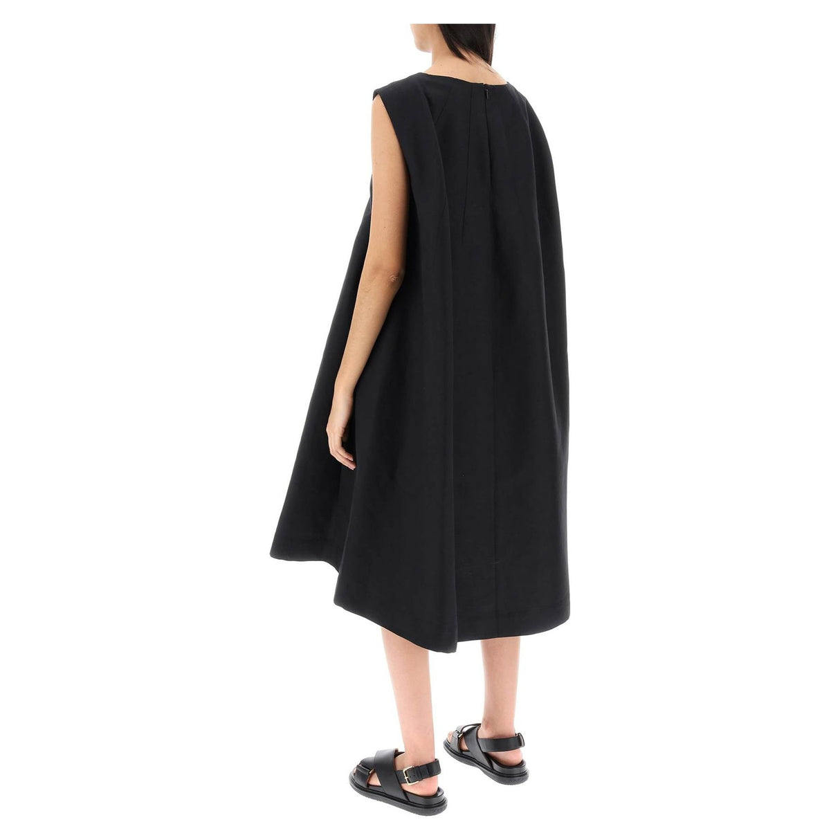 MARNI-Cotton Cady Cocoon Dress -JOHN JULIA.