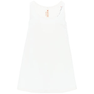 Hand-Embroidered Cotton Cady Dress