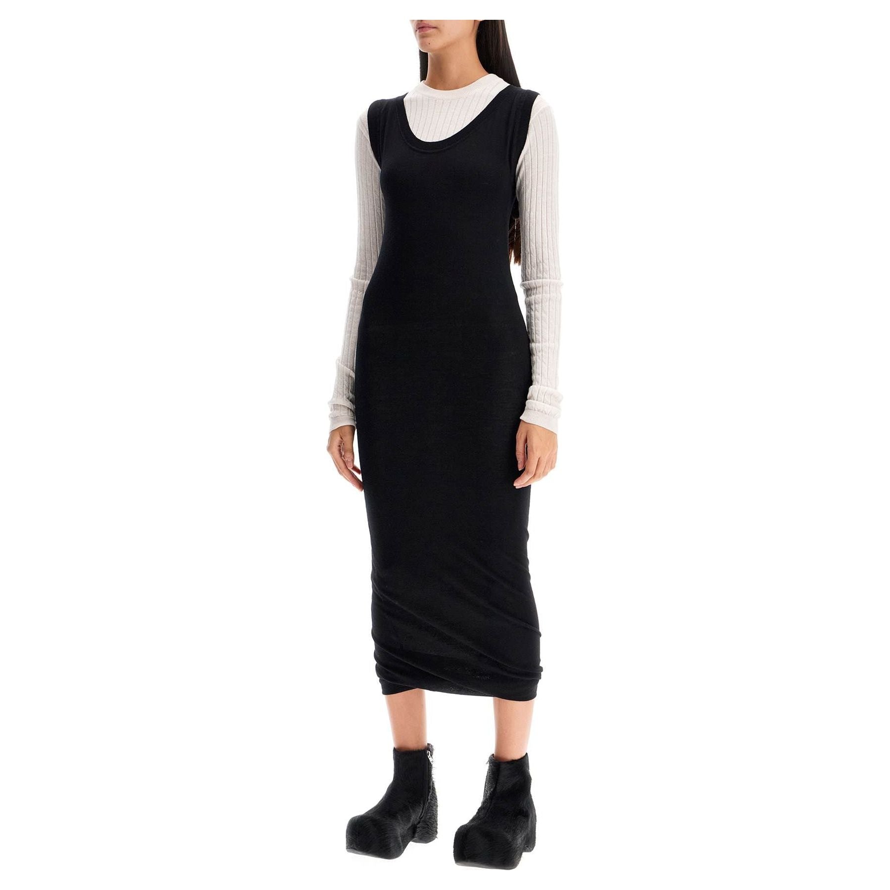 Layered Knit Dress