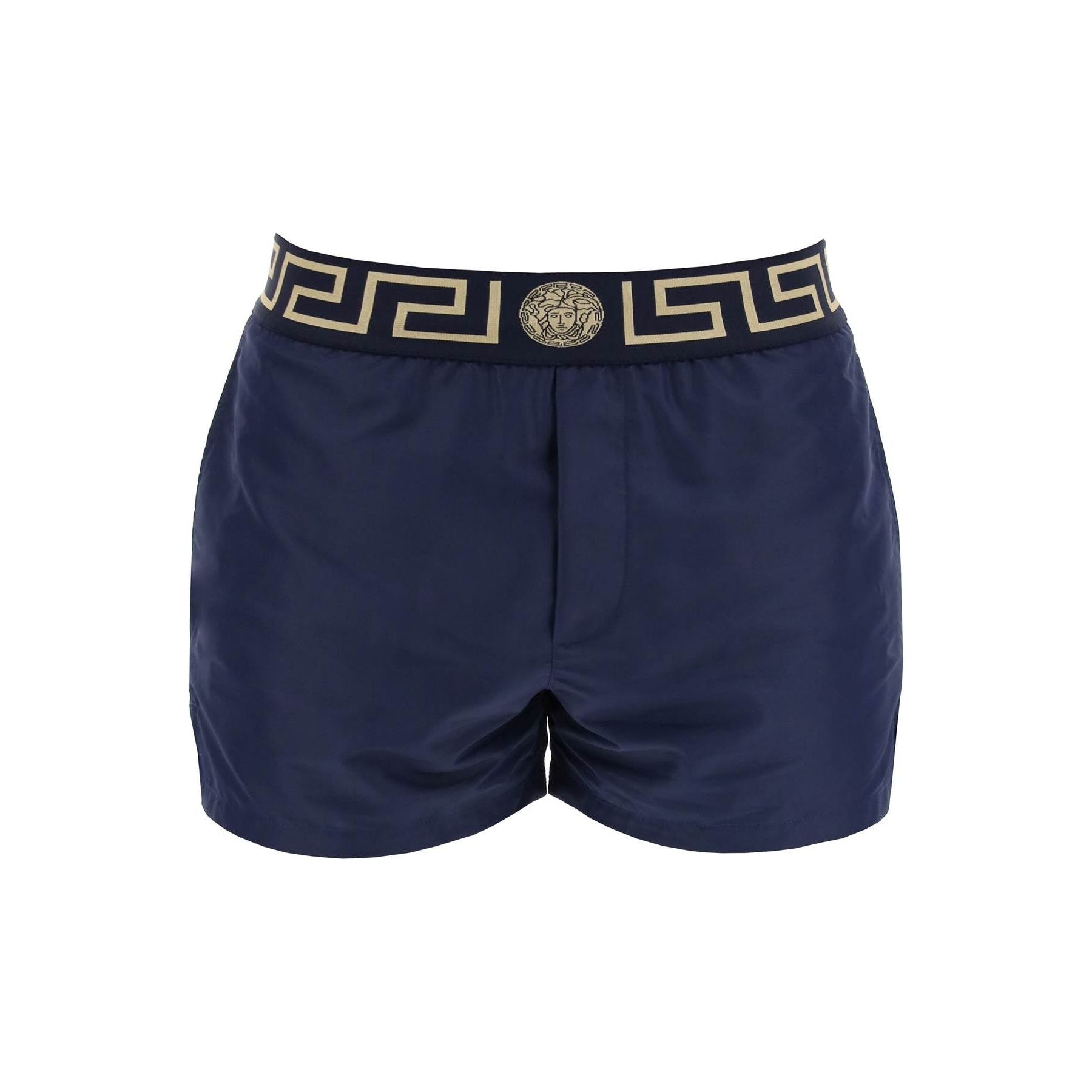 Greca Jacquard Nylon Sea Shorts