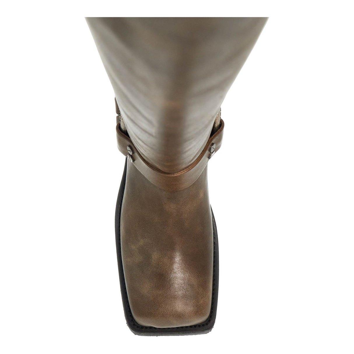 ACNE STUDIOS-Vintage Leather Biker Boots With Distressed Effect -JOHN JULIA.