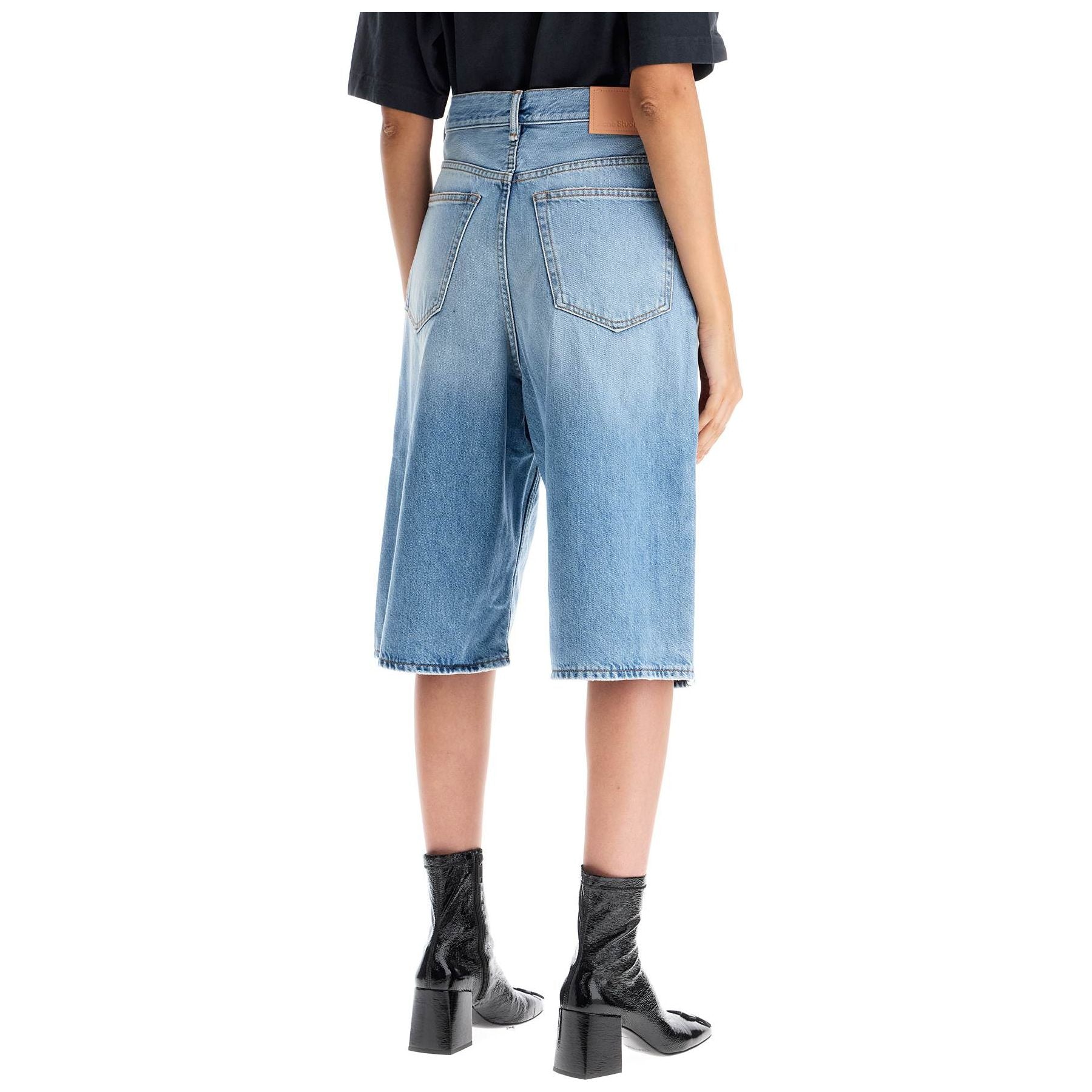 Relaxed Fit Organic Denim Shorts